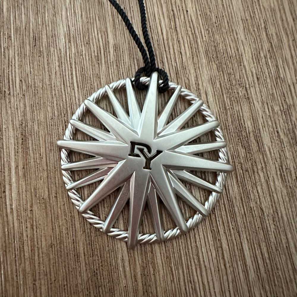 DY Silver Starburst Pendant